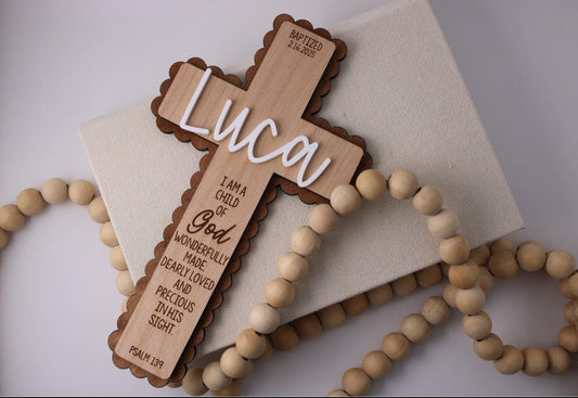 Baptism Cross | Baptism gift | Christening | dedication